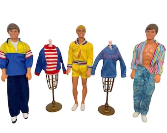 Vintage Ken Barbie Doll Fashion Wear | Ken Dolls | Mattel Dolls | 1980s | All American |