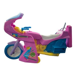 Vintage Barbie and the Rockers 1987 Arco Remote Control Rockin’ Cycle | Barbie and the Rockers | Remote | Motorbike