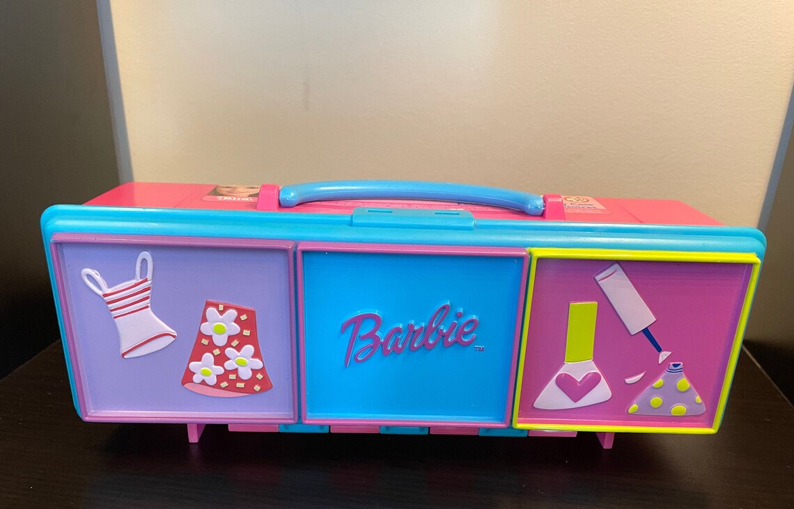 1999 Barbie Accessory Case Take Along Storage by Tara Toys Etsy