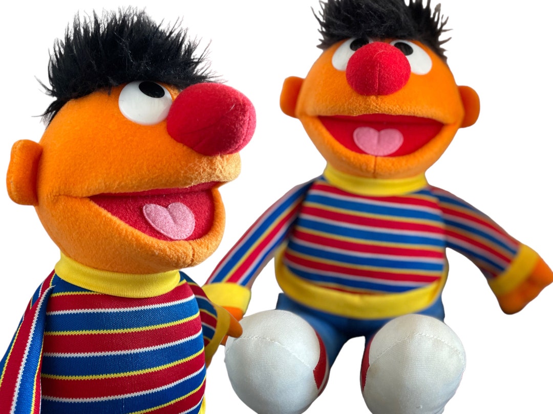 Vintage Sesame Street Character | Plush Toy | GUND TOY| Ernie | 075365