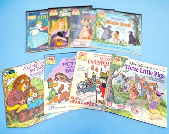 Vintage Walt Disney Books | See the Book | Hear the Book | Read the Book | Little Critters Record | Disney Classics