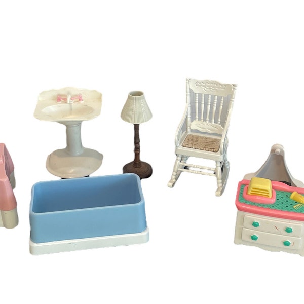 Vintage Fisher Price Furniture Replacements | Mattel| Dollhouse | Mini