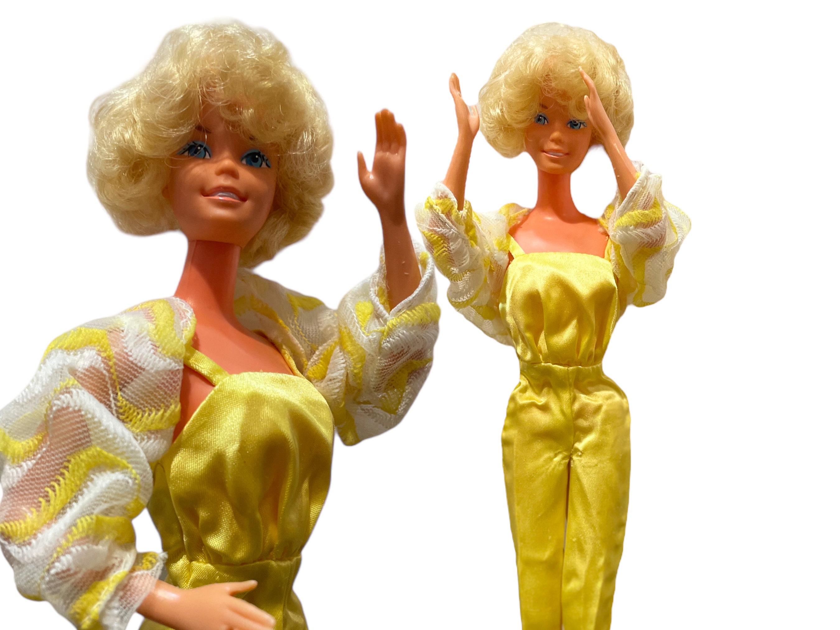 Vintage 1978 Pretty Changes Barbie with HAIR accessories | Bonnet | Replacement Clothes | RARE | Complete Outfit | Hair Pieces | Opts