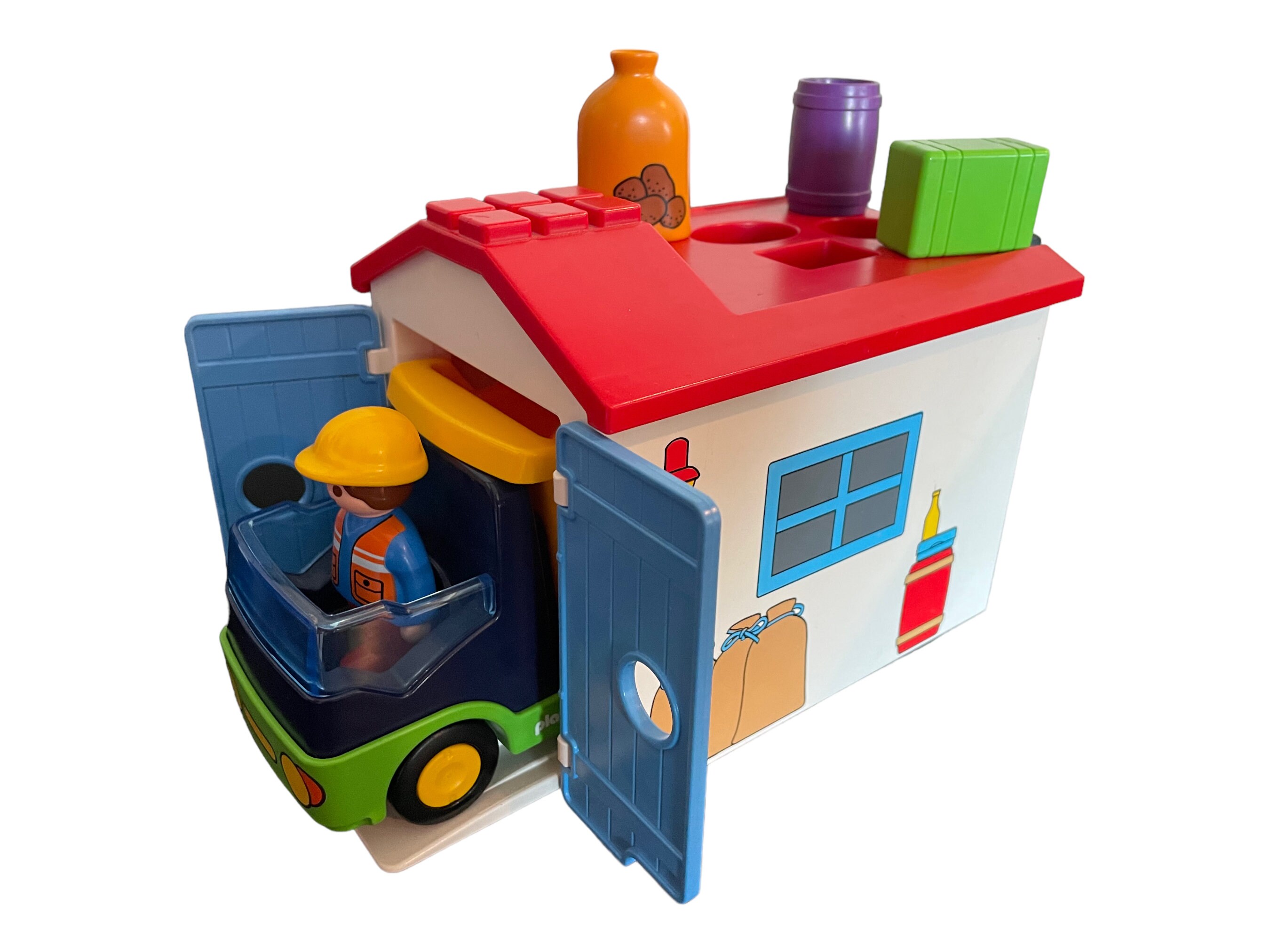 Playmobil 1.2.3 Truck with Garage (6759)