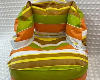 Vintage Barbie Retros Chairs. InFlatable. Fabric. Plastic. Dreamhouse. Furniture. Dolls