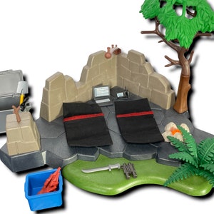 Vintage Playmobil Treasure Hunter's Camp| 4843 | Incomplete | RARE