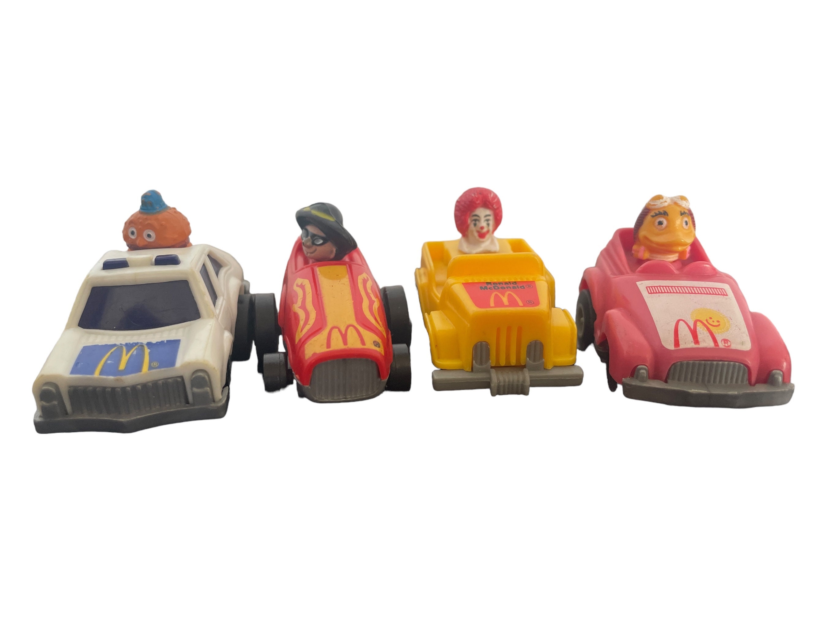 Vintage ORIGINAL Mcdonald's Happy Meal Toys | Mini Racers | Fast