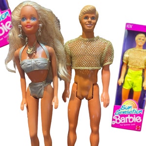Vintage Barbie and Ken Sun Sensations | Beach Barbie and Ken |