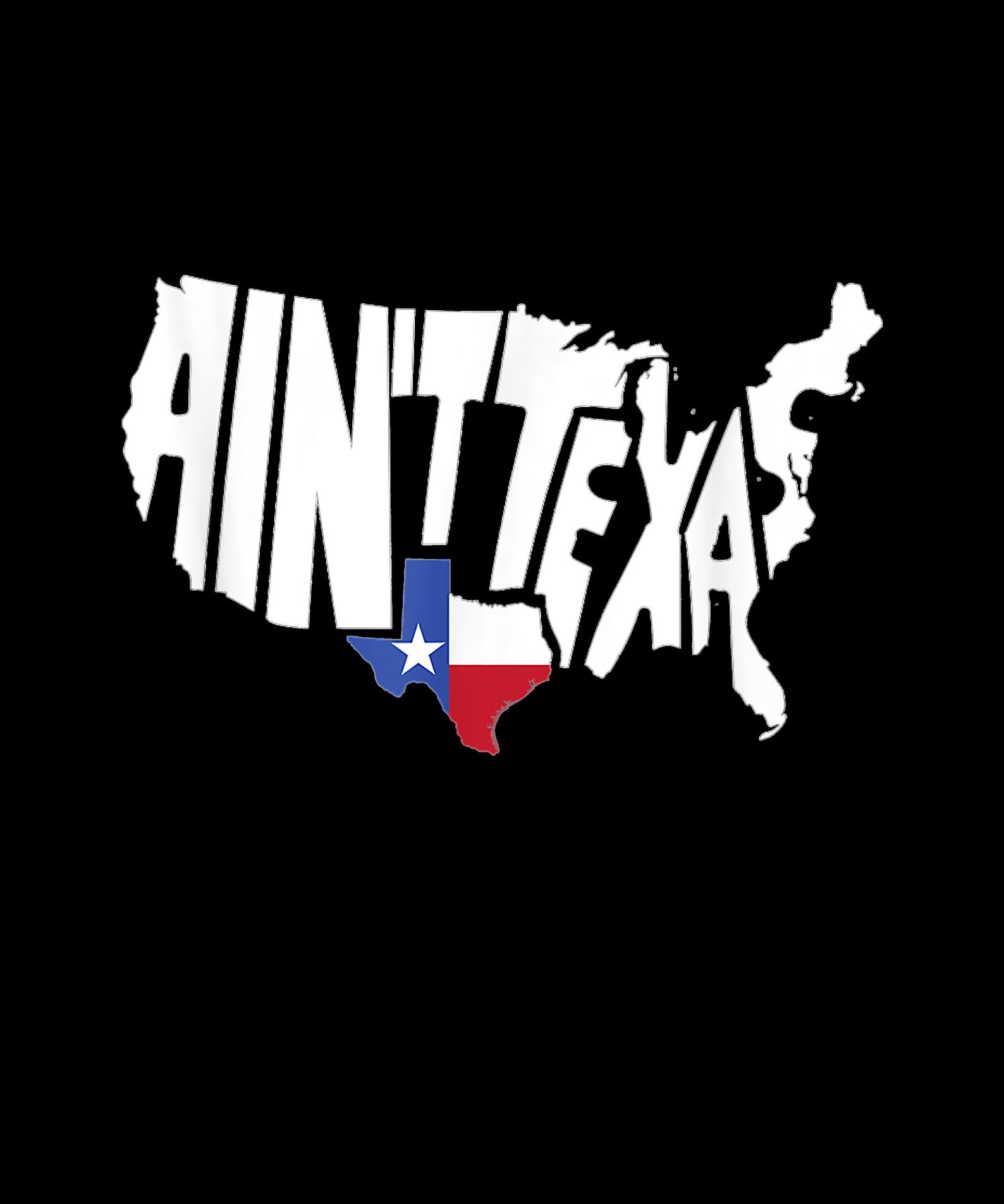 Ain't Texas America Tshirt l Unisex Jersey Short Sleeve Tee l Bella