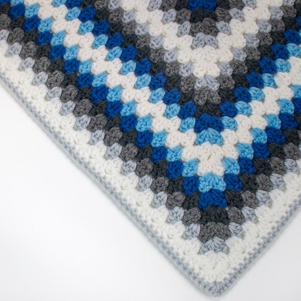 Laurie’s Winter Infinity Granny Rectangle Crochet Blanket