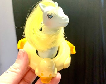 My Little Pony G1 TINY BUBBLES Seepony mit Enten Schwimmer MLP Nostalgie Spielzeug