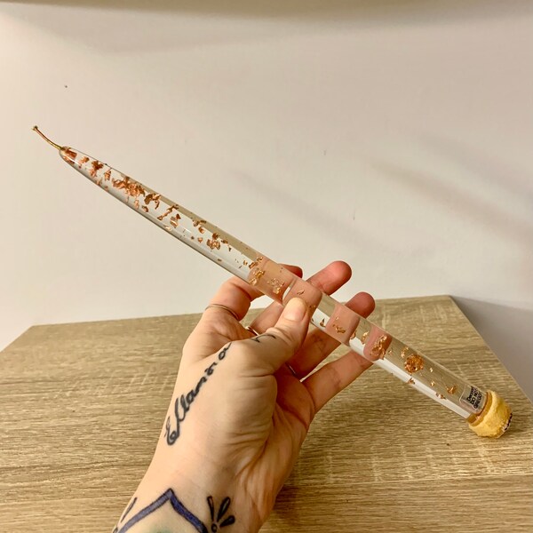 Lucite Taper Candles Etsy