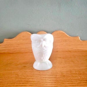 Milk Glass Owl Creamer