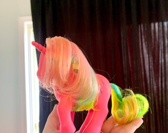 Pinwheel Unicorn My Little Pony G1 Hasbro 1984