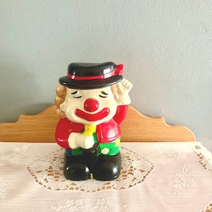 Vintage Clown Piggy Bank
