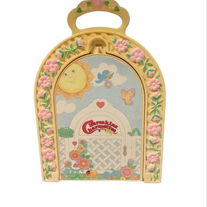 Charmkins Cream Garden Playset Jewelry Carrying Case Box