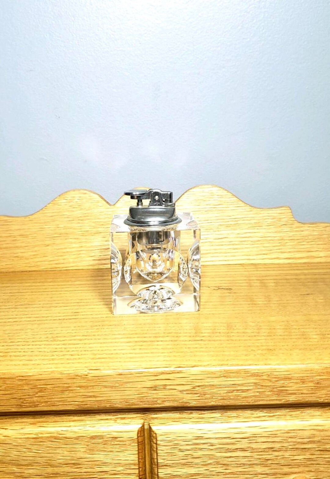 MCM Genuine Hand Cut Glass Square Retro Table Top Lighter Made Etsy mcm-genuine-hand-cut-glass-square-retro-table-top-lighter-made-etsy