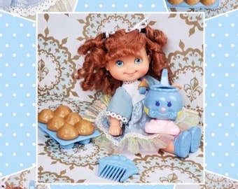 Cherry Merry Muffin Dolls Betty Berry Little Dip Muffins, and Comb By Mattel