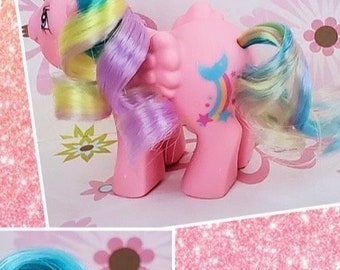 My Little Pony Pegasus Baby Brightbow Rainbow Ponies G1 Pony MLP