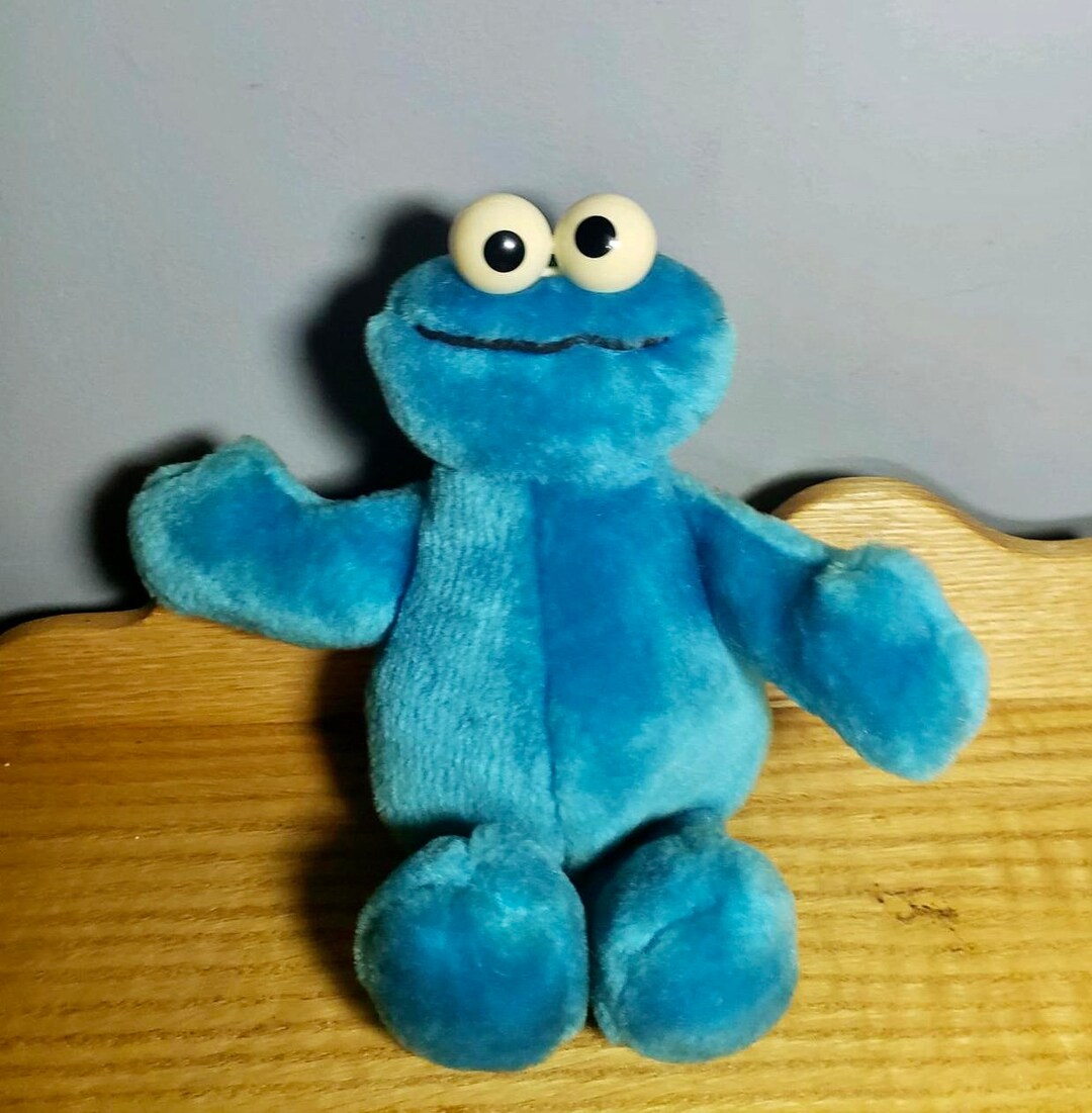 Vintage Cookie Monster Plush Toy Made by Tyco 1995 Etsy