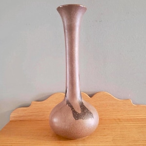 Vintage Blue Mountain Pottery Mocha Glaze Vase BMP Collectible