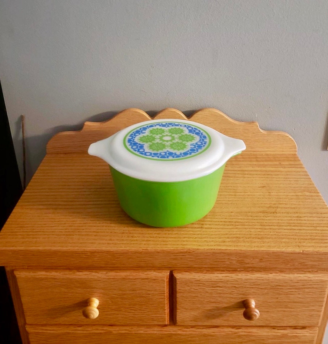 Vintage Pyrex Crazy Quilt Casserole 473 With Lid Promotional 1970 - Etsy
