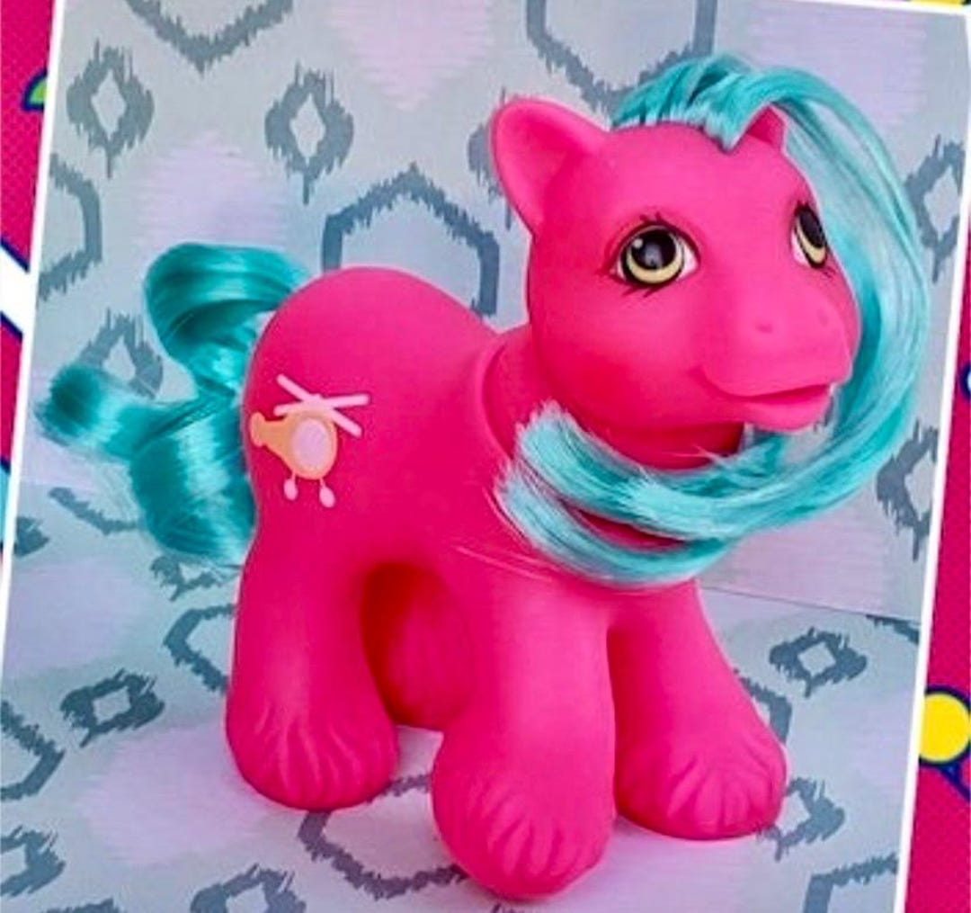 1980's My Little Pony Peek a Boo Whirly Twirl Baby Brother Helicopter ...