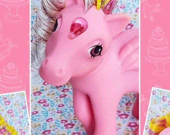My Little Pony Pegasus G1 Brush n Grow Glittering Gem Princess MLP