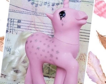 My Little Pony G1 Vintage Eenhoorn Tweemaal als Fancy Milky Way MLP