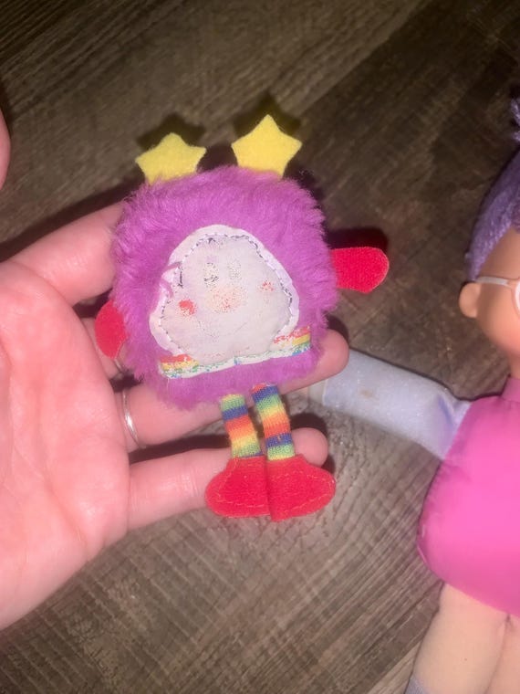 Vintage Shy Violet Color Kid Doll With IQ Sprite Retro