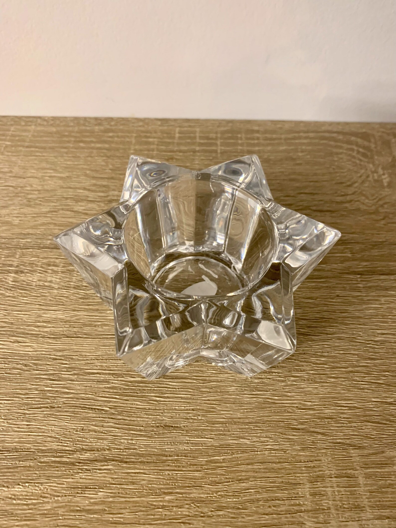 24 lead crystal votive six pointed star candle holder. Etsy