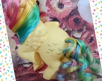 My Little Pony G1 Skydancer Pegasus MLP Cabello arcoíris