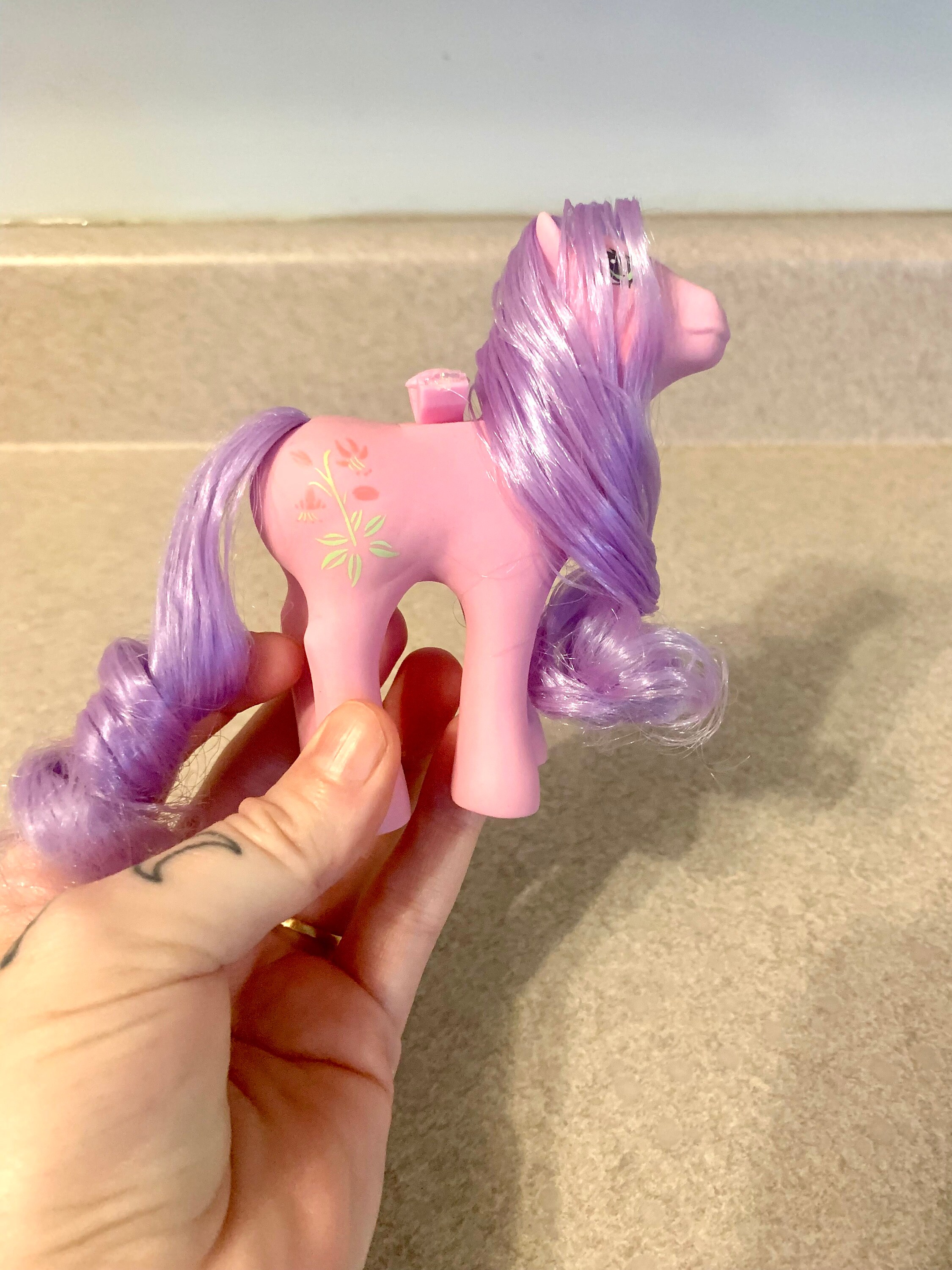 マイリトルポニー g1 フラッター my little pony flutter Vintage G1 My Little Pony FLUTTER PONIES PEACH BLOSSOM In