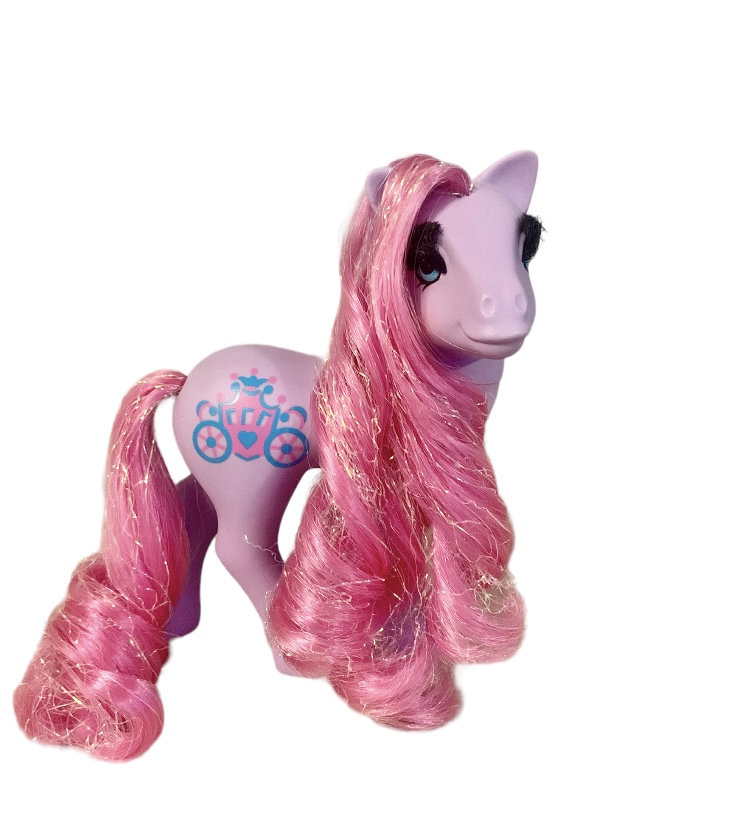 【匿名配送】マイリトルポニー G1 フィギュア　Princess Pony’s My Little Pony G1 Princess Glittering Gem - Brush 'n Grow