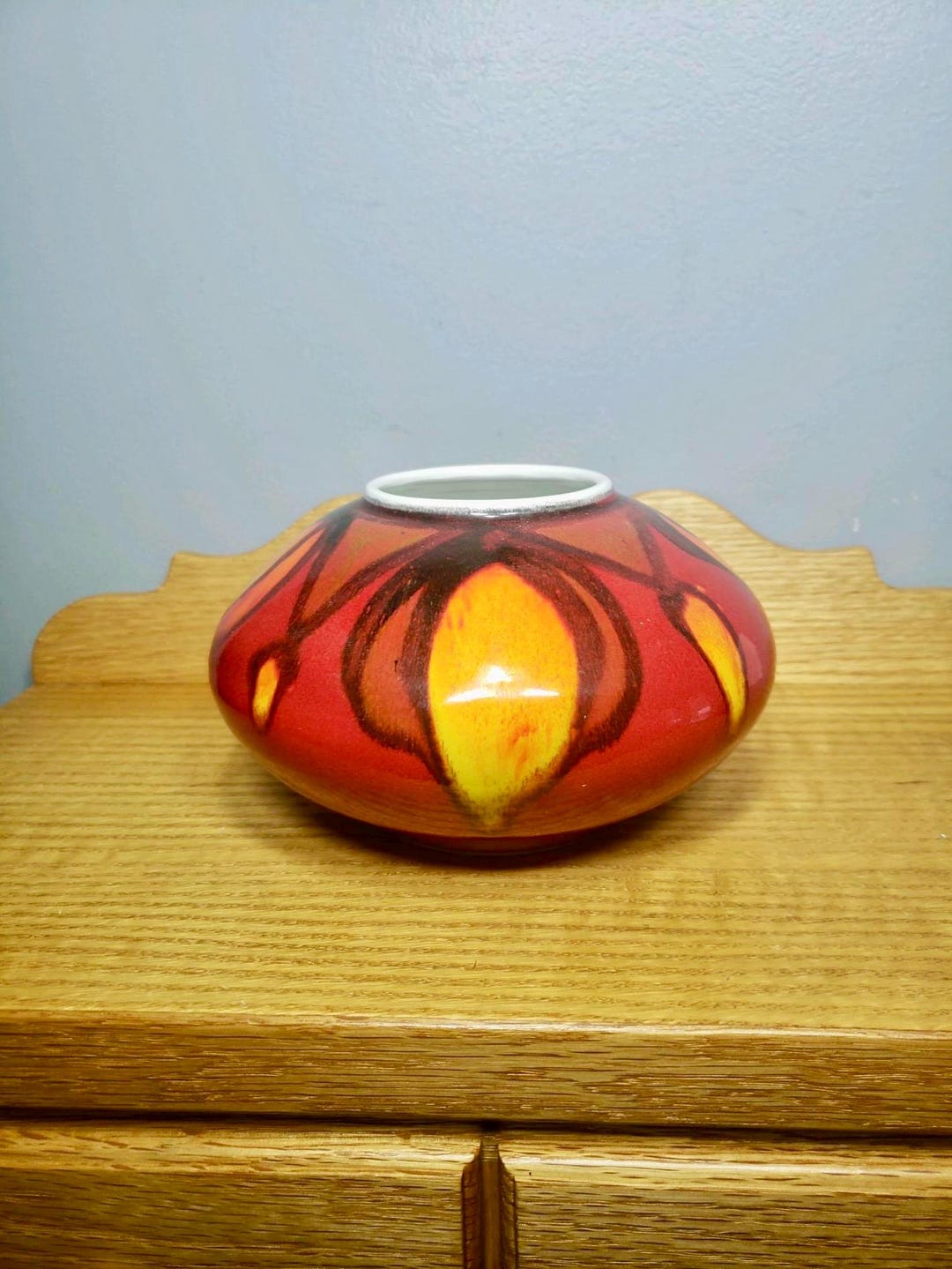 Mid Century Poole Pottery Onion Vase Made in England 1970's - Etsy