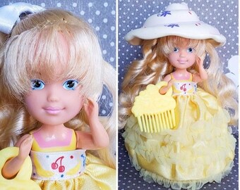 Tonka CUPCAKES Cutie Fruiti SUZANA'NANA Bananenmeisje pop nostalgie jaren 90 speelgoed