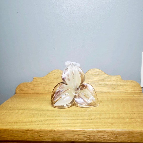 Murano Glass Flower Candle Holder - Etsy