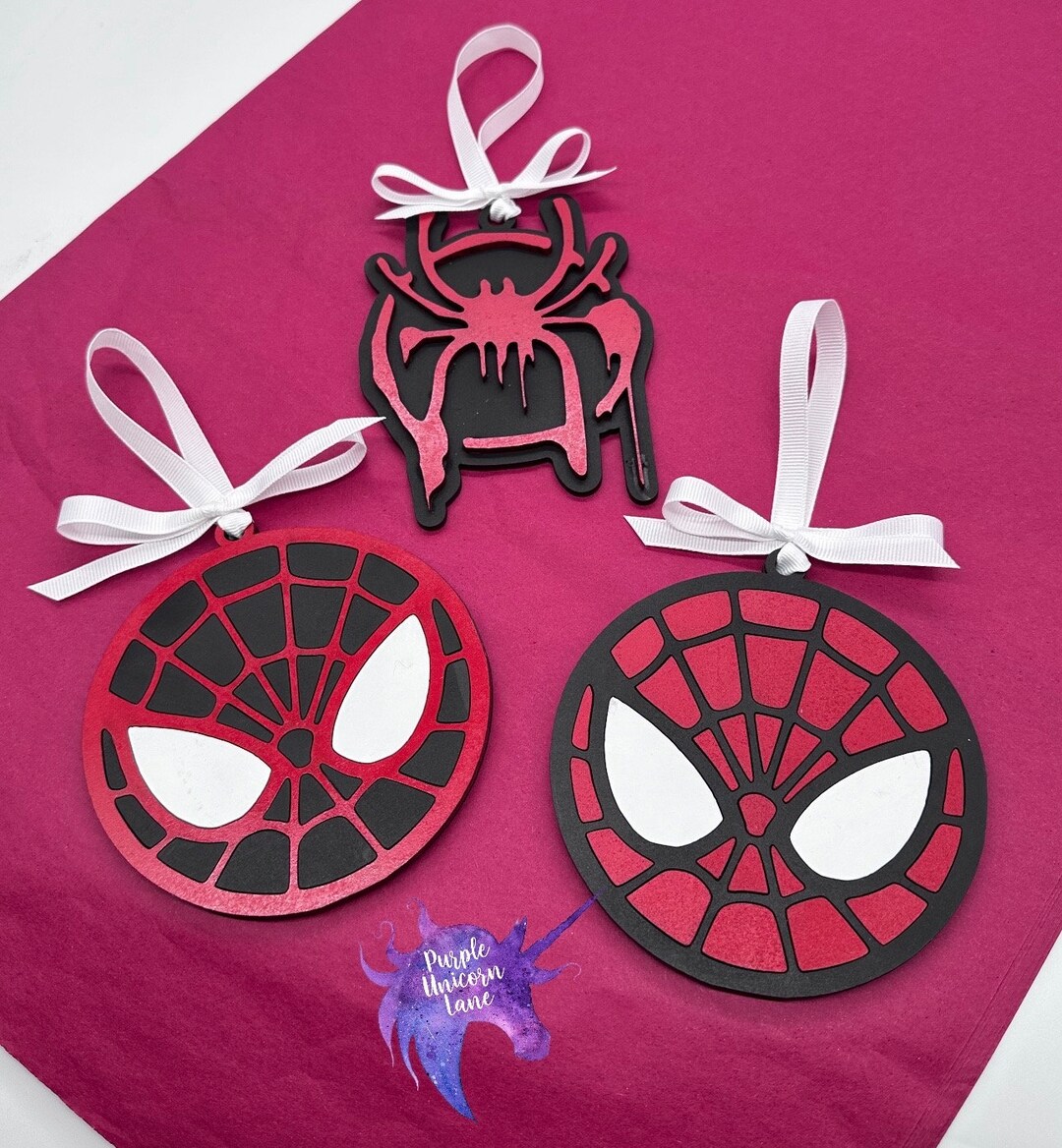 Spider Man Ornament I Miles Morales Christmas Ornament I Character
