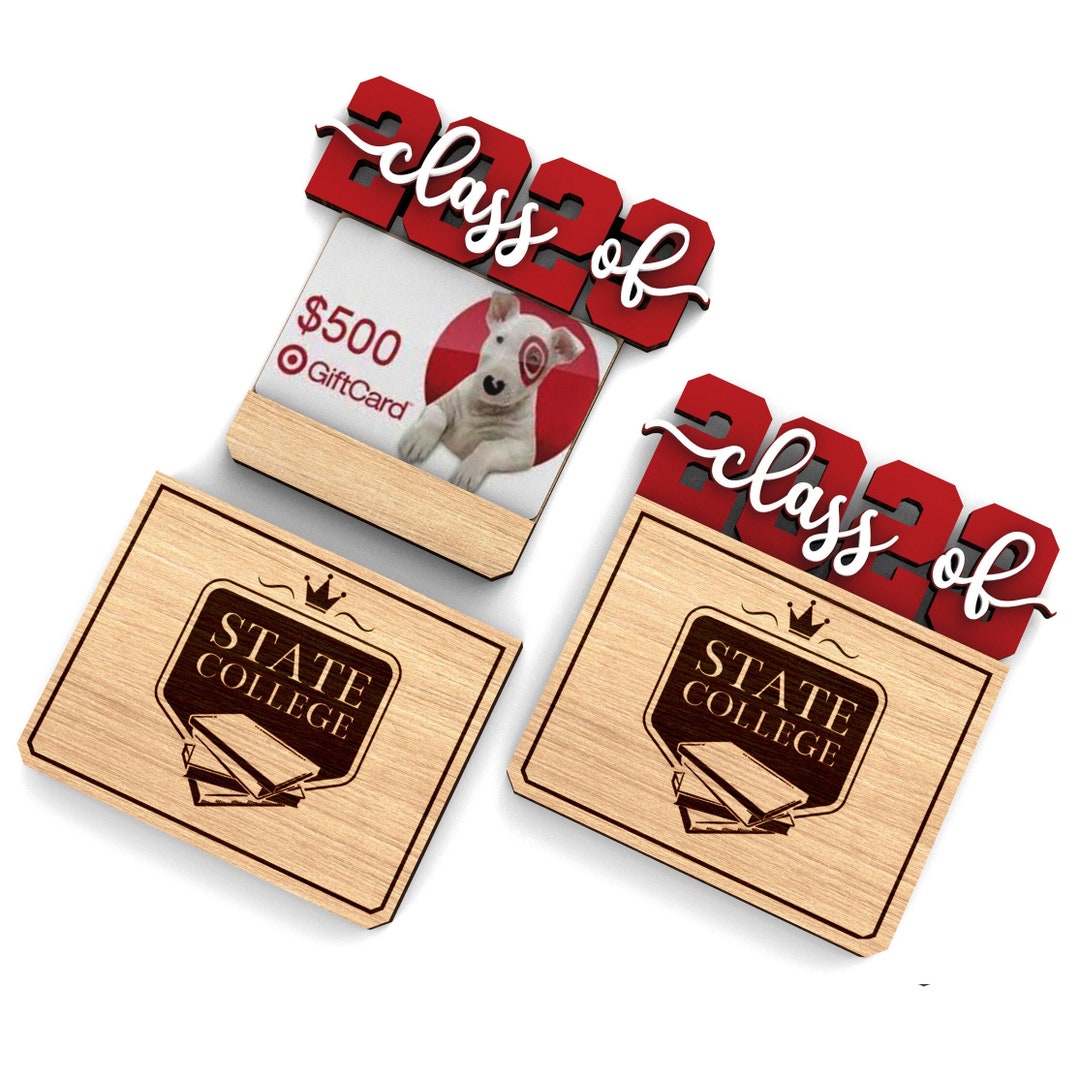 Graduation Gift Card Holder I Custom Gift Card Holder I College Grad
