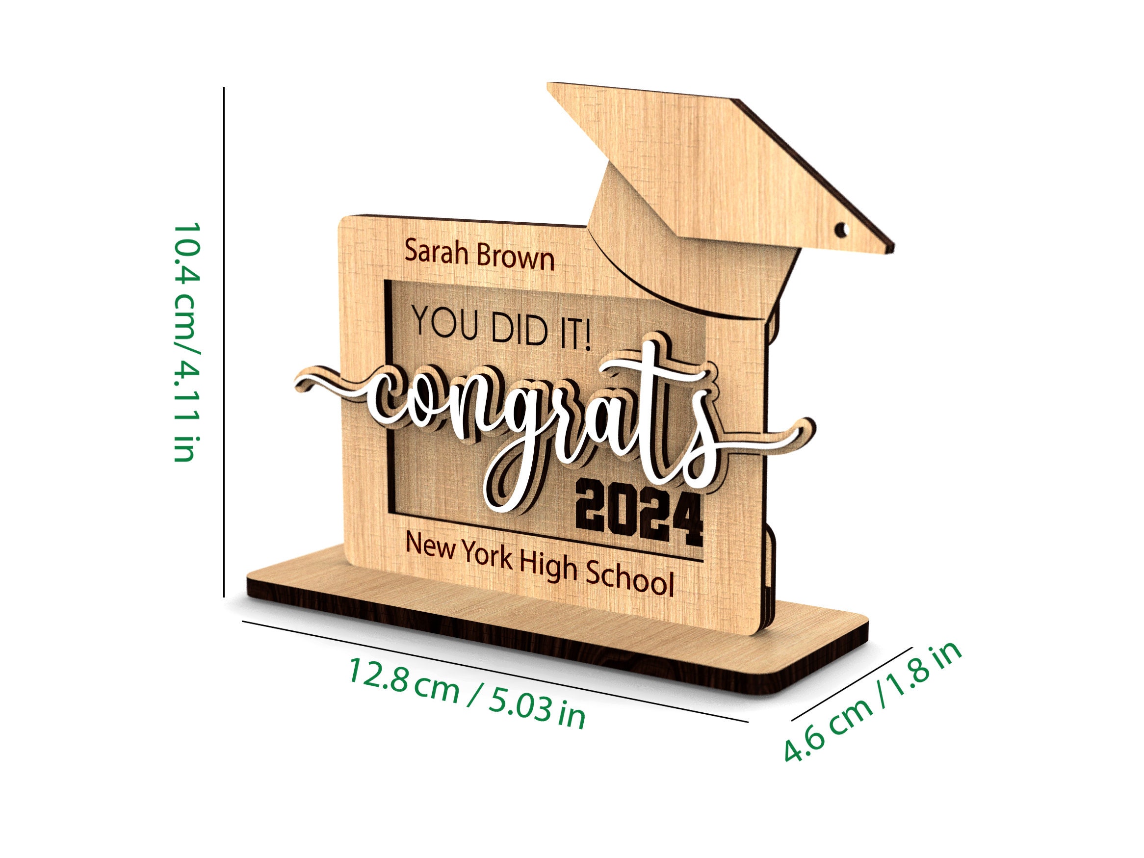 Graduation Cap Gift Card Holder I Custom Gift Card Holder I Etsy