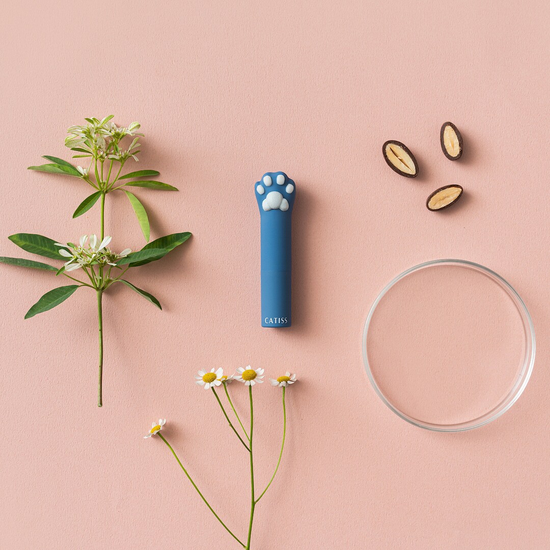 Cat Paw Lip Balm Blue Cat Lip Balm Hydrating Lip Balm Cat Mom Gift