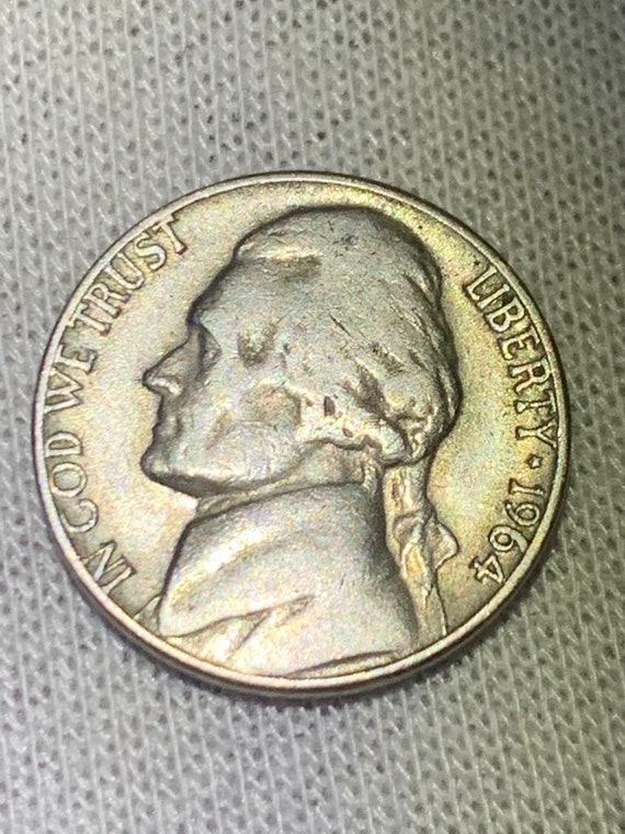 1964 D Jefferson Silver Error Nickel Etsy