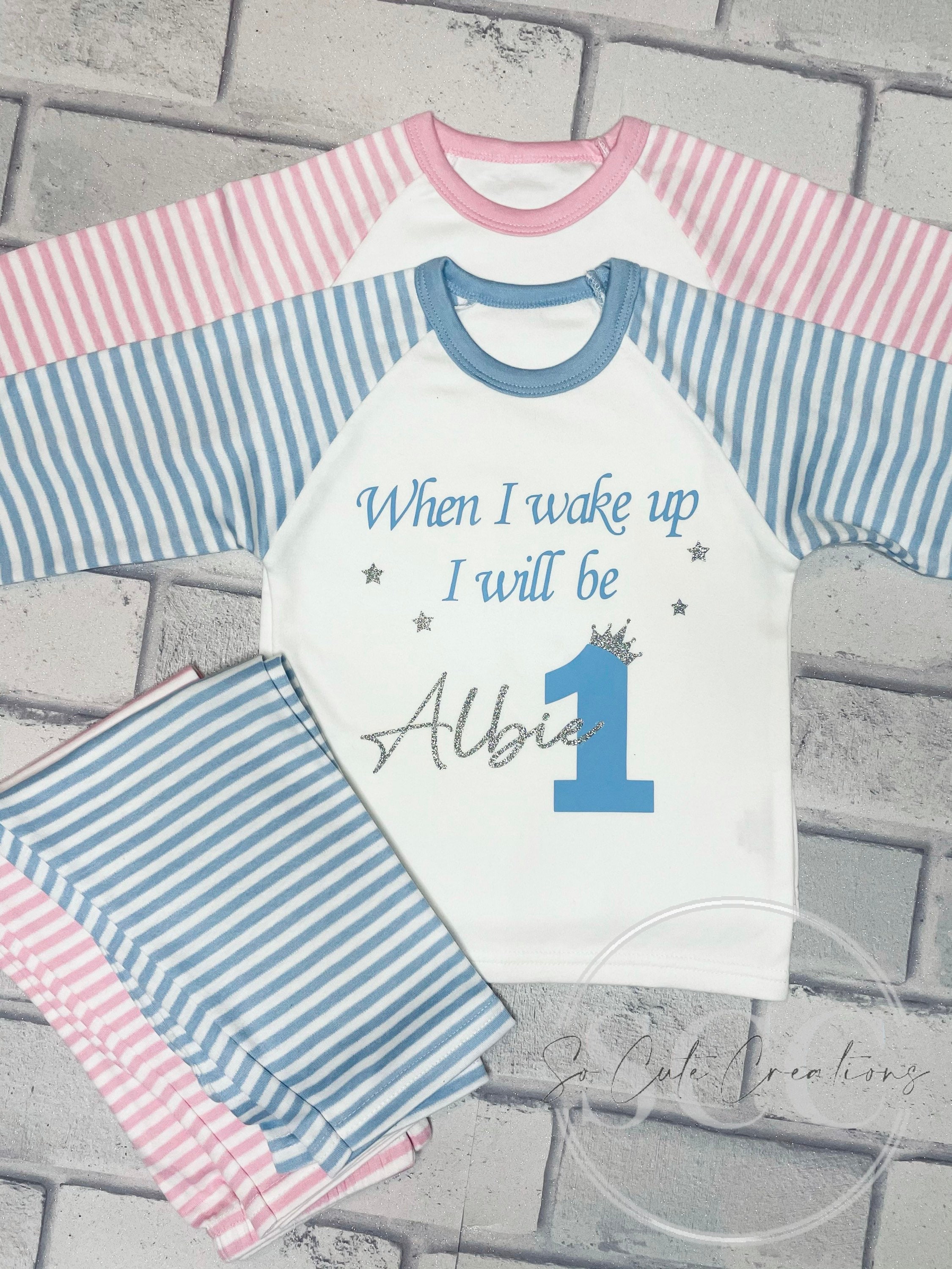 Personalised Birthday Pyjamas Etsy