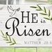 see more listings in the He is Risen sign section
