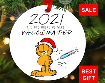 2022 Garfield Christmas Ornament Garfield Ornaments | Etsy