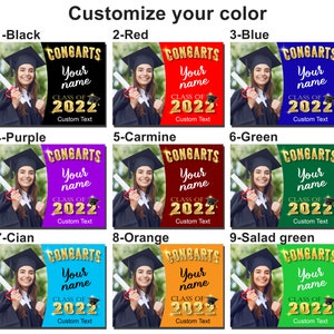 Personalized GRADUATION YARD SIGN 2024 with Picture, Custom Graduation sign 2024 Class of 2024 Graduation Decorations 2024, Graduation gifts image 3