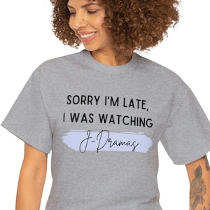 Jdrama Fan Tshirt shirt kdrama merch gift for her drama clothing tee kdrama addict fan T-shirt fashion