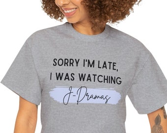 Jdrama Fan Tshirt shirt kdrama merch gift for her drama clothing tee kdrama addict fan T-shirt fashion