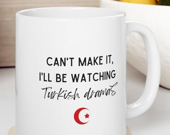 Turkish Drama Fan Turkish Drama Addict Lover Obsessed Coffee Tea Mug Gift Drink Theme 11 oz. Dishwasher Microwave Safe