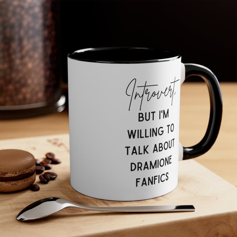 Dramione Coffee Mug Fan Fiction FanFic Draco Malfoy Hermione Granger Fan Harry Potter Coffee Tea Mugs HP Fans Amor Vincit Omnia Manacled imagen 3
